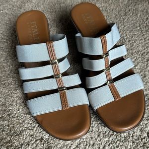 Italian Shoemakers Brown and Tan Sandals Women’s Size 7 EUC